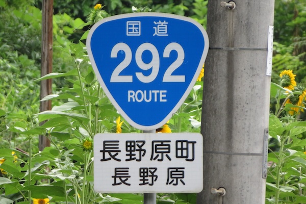 国道296号線