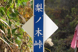 梨の木（なしのき）峠