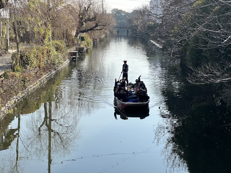 柳川の川下り