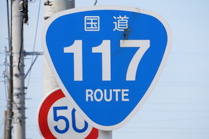 国道117号線