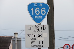 国道166号線