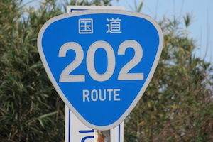 国道202号線