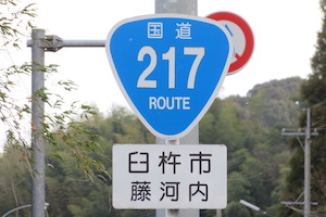 国道217号線