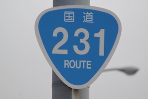 国道231号線