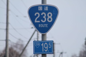 国道238号線