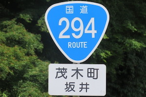 国道294号線