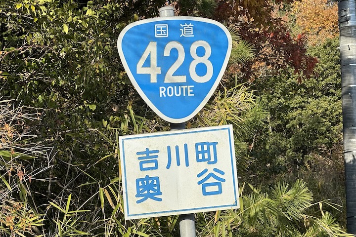 国道428号線