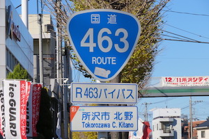 国道463号線