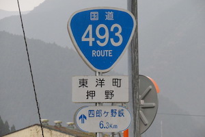 国道493号線