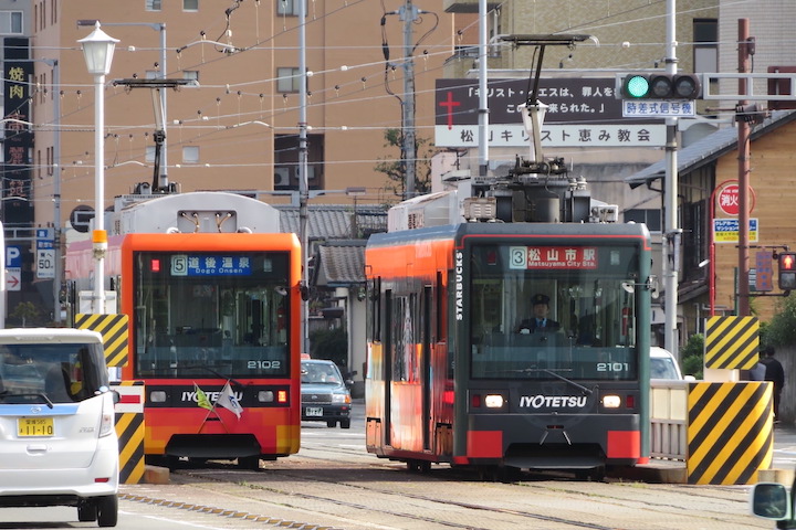 松山の市電（愛媛県）